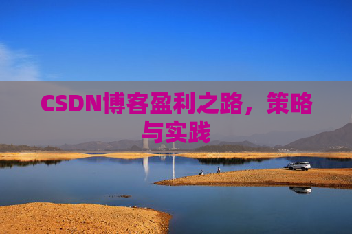 CSDN博客盈利之路，策略与实践